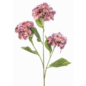 Konstgjord hortensia-gren GRACELYN, persik-lila, 75cm Konstgjord hortensia-gren GRACELYN, persik-lila, 75cm