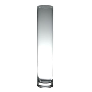 Cylindervas i glas SANSA EARTH, transparent, 40cm, Ø6cm Cylindervas i glas SANSA EARTH, transparent, 40cm, Ø6cm