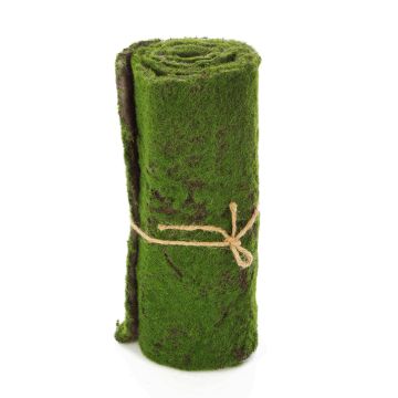 Mossmatta av fleece CUNO, grön-brun, 97x29cm