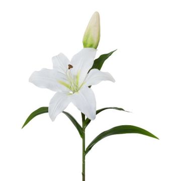 Dekorativ lilja XERNA, vit, 50cm Dekorativ lilja XERNA, vit, 50cm