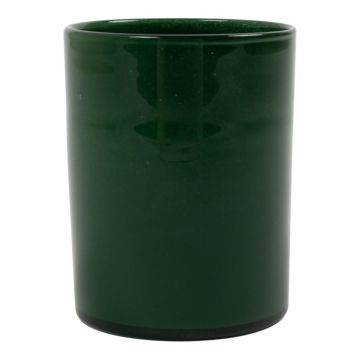 Blomvas i glas JULLINA, mörkgrön, 15cm, Ø12cm Blomvas i glas JULLINA, mörkgrön, 15cm, Ø12cm