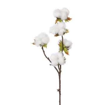 Konstgjord bomullskvist GROVEL med frukter, vit, 45cm, Ø6cm Konstgjord bomullskvist GROVEL med frukter, vit, 45cm, Ø6cm