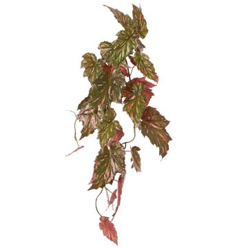 Konstväxt Begonia palmata OANFIR, på pinne, hängande, rosa-grön, 90cm Konstväxt Begonia palmata OANFIR, på pinne, hängande, rosa-grön, 90cm