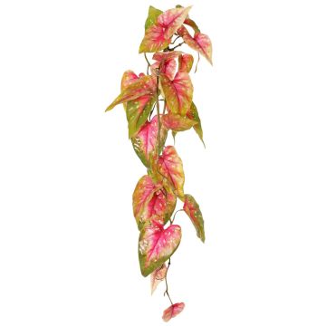 Konstgjord anthurium MANFYR, på pinne, hängande, rosa-grön, 90cm Konstgjord anthurium MANFYR, på pinne, hängande, rosa-grön, 90cm