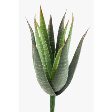Konstgjord suckulent Aloe Variegata MARTINEZ på stödpinne, grön, 30cm, Ø17cm
