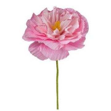 Dekorationsblomma nejlika PURKIF av papper, rosa, 45cm Dekorationsblomma nejlika PURKIF av papper, rosa, 45cm