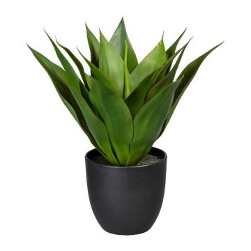 Konstgjord suckulent drakträd-agave MASTIA i dekorativ kruka, grön, 35cm