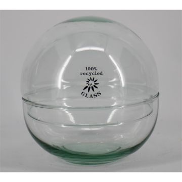 Terrarium i form av en kula BRYSON i glas, återvunnet, klart, 15cm, Ø15cm Terrarium i form av en kula BRYSON i glas, återvunnet, klart, 15cm, Ø15cm