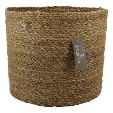 Blomkorg AMPARO, sjögräs, beige, 23cm, Ø25cm Blomkorg AMPARO, sjögräs, beige, 23cm, Ø25cm