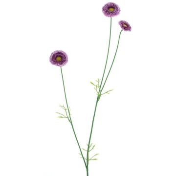 Dekorationsblomma, kvist av Bellis NIKSA, mörklila, 55cm Dekorationsblomma, kvist av Bellis NIKSA, mörklila, 55cm