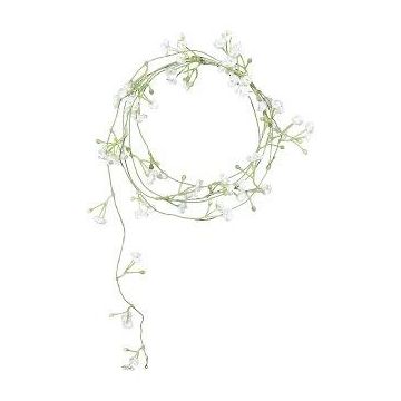 Konstblomsgirland av slöjblomma SIVON, vit, 180cm Konstblomsgirland av slöjblomma SIVON, vit, 180cm