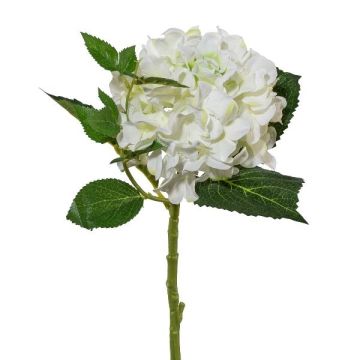 Konstgjord hortensia VOSTE, vit, 45cm, Ø16cm