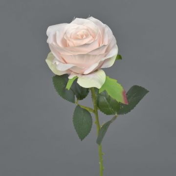 Konstgjord ros SIMONY, blekrosa, 45cm, Ø8cm
