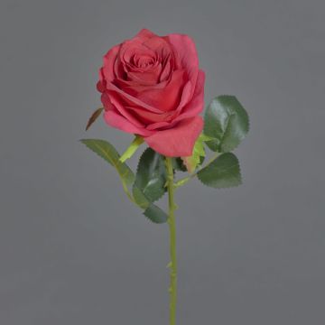 Konstgjord ros SIMONY, röd, 45cm, Ø8cm Konstgjord ros SIMONY, röd, 45cm, Ø8cm