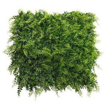 Konstväxtmatta / häck KATIMA av ormbunke, crossdoor, grön, 50x50cm Konstväxtmatta / häck KATIMA av ormbunke, crossdoor, grön, 50x50cm