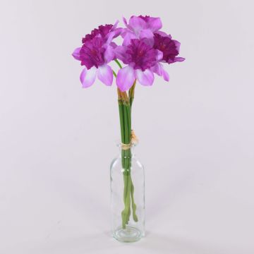 Konstgjord narcissbukett LELA, rosa-cerise, 35cm, Ø20cm Konstgjord narcissbukett LELA, rosa-cerise, 35cm, Ø20cm