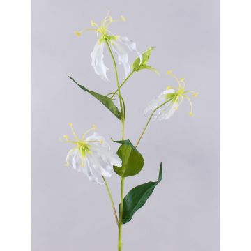Konstgjord blomma Gloriosa MAFIRNA, vitgrön, 80cm Konstgjord blomma Gloriosa MAFIRNA, vitgrön, 80cm