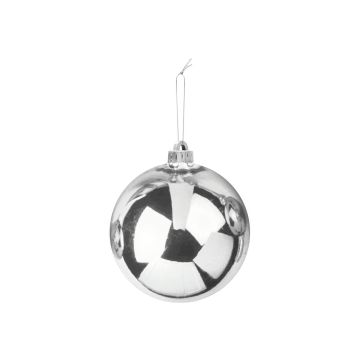 Julgranskula CANELA, glänsande silver, Ø20cm Julgranskula CANELA, glänsande silver, Ø20cm