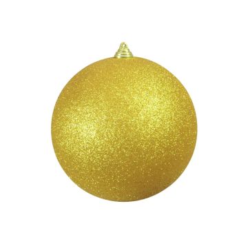 Julgranskula CANELA, glitter, guld, Ø20cm
