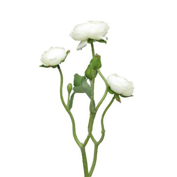 Konstblomma, ranunkelkvist JIXIANG, vit, 50cm Konstblomma, ranunkelkvist JIXIANG, vit, 50cm