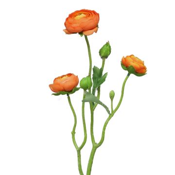 Konstgjorda blommor, ranunkelkvist JIXIANG, orange, 50cm Konstgjorda blommor, ranunkelkvist JIXIANG, orange, 50cm