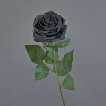 Konstgjord ros KAILIN, svart, 65cm, Ø9cm Konstgjord ros KAILIN, svart, 65cm, Ø9cm