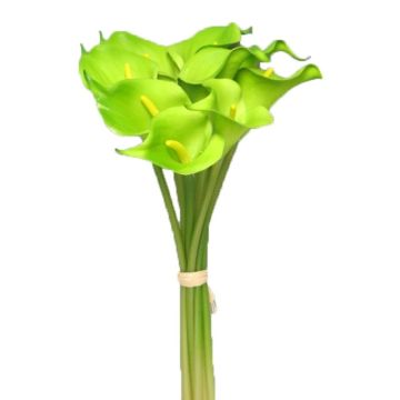Konstgjord blomsterbukett med calla SHINIAN, ljusgrön, 35cm Konstgjord blomsterbukett med calla SHINIAN, ljusgrön, 35cm