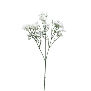 Dekorativ slöjblomma CECILIA, vit, 65cm, Ø1cm