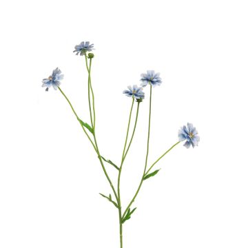 Dekorativ kvist med flockblomma TAOTAO, ljusblå, 65cm, Ø4-5cm Dekorativ kvist med flockblomma TAOTAO, ljusblå, 65cm, Ø4-5cm