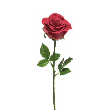 Konstgjord ros RUYUN, cerise, 45cm, Ø8cm Konstgjord ros RUYUN, cerise, 45cm, Ø8cm
