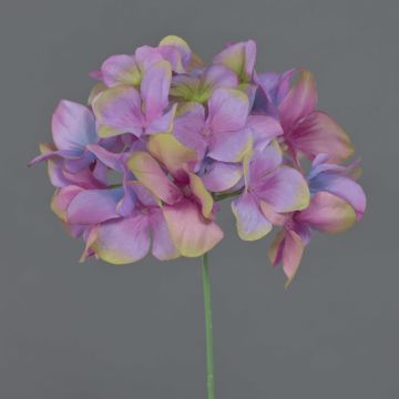 Dekorationsblomma hortensia FUHUA, lila-rosa-blå-grön, 23cm, Ø14cm Dekorationsblomma hortensia FUHUA, lila-rosa-blå-grön, 23cm, Ø14cm