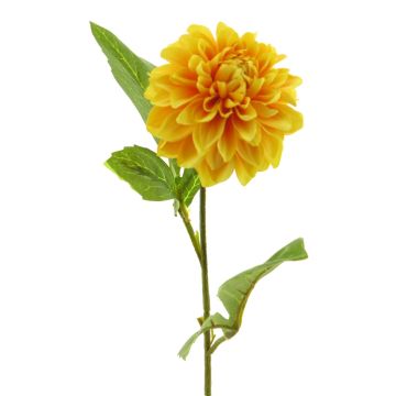 Konstgjord blomma, dahlia WANRU, gul-orange, 50cm, Ø9cm Konstgjord blomma, dahlia WANRU, gul-orange, 50cm, Ø9cm