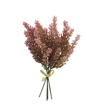 Konstgjord ljungbukett LINGXIN, cerise, 25cm