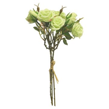 Konstgjord rosbukett ZIMIN, grön, 30cm Konstgjord rosbukett ZIMIN, grön, 30cm