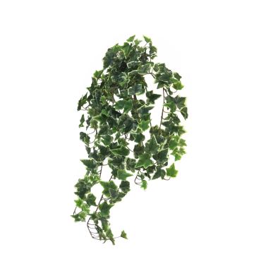Dekorativ hängande murgröna LANSHUO på pinne, grön-vit, 100cm