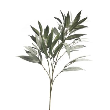 Dekorativ gren av mango WANLIN, grågrön, 100cm Dekorativ gren av mango WANLIN, grågrön, 100cm