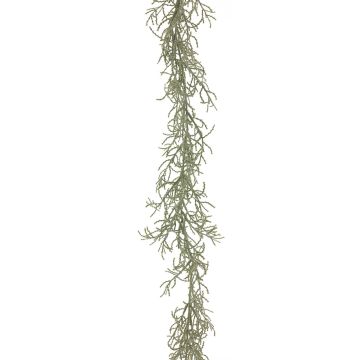 Konstgjord girland av nätgräs YASHUO, grå, 180cm Konstgjord girland av nätgräs YASHUO, grå, 180cm
