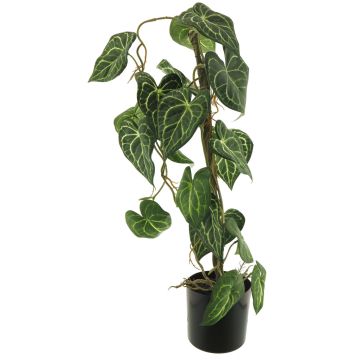 Konstväxt fläckig efebia SHUSU, grön, 65cm