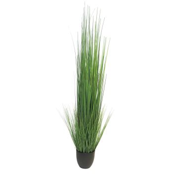 Konstgräs, rödgräs TONGLI i dekorativ kruka, grönt, 150cm Konstgräs, rödgräs TONGLI i dekorativ kruka, grönt, 150cm