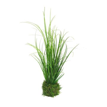 Dekorativt gräs, lampstädargräs WEILIN på gräsboll, grönt, 25cm Dekorativt gräs, lampstädargräs WEILIN på gräsboll, grönt, 25cm