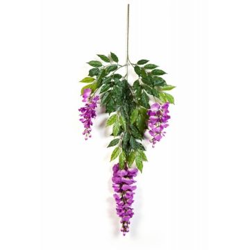 Konstgjord blåregn-gren LAUREN med blommor, violett, 85cm
