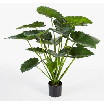 Konstgjord Alocasia Calidora SALONI, grön, 95cm Konstgjord Alocasia Calidora SALONI, grön, 95cm