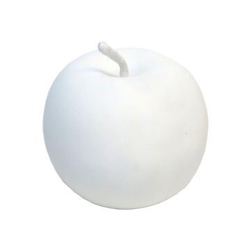 Dekorativ frukt - äpple CHENYUN, mattvit, 8cm, Ø6,5cm Dekorativ frukt - äpple CHENYUN, mattvit, 8cm, Ø6,5cm
