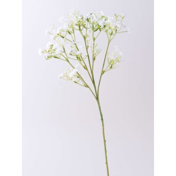 Konstgjord slöjblomma CECILIA, vit, 45cm, Ø1cm