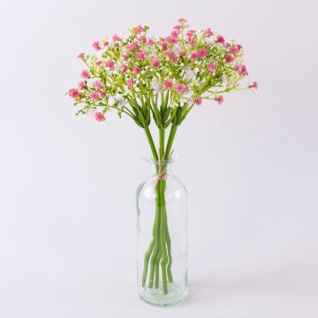 Konstgjord gypsophila-bukett CECILIA, rosa, 30cm, Ø17cm