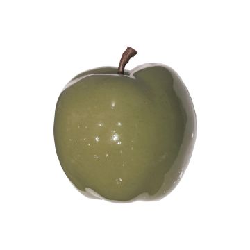 Dekorationsfrukt Äpple LINSHUO, glänsande grågrönt, 12cm, Ø12,5cm Dekorationsfrukt Äpple LINSHUO, glänsande grågrönt, 12cm, Ø12,5cm