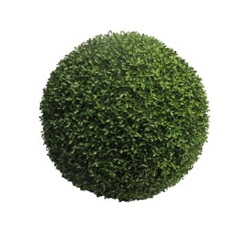 Konstgjord buxbomskula FRITZ, plastgaller, crossdoor, Ø60cm