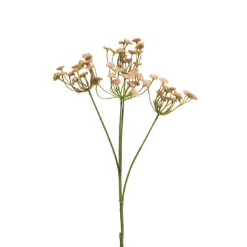 Dekorativ kvist med dillblommor LITIAN, rosa, 70cm