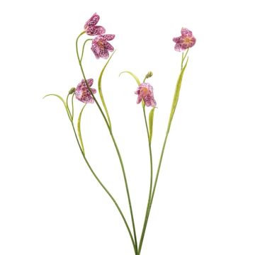 Konstgjord gren med schackbrädesblomma PITARA, cerise-vit, 50cm Konstgjord gren med schackbrädesblomma PITARA, cerise-vit, 50cm