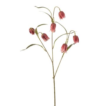 Textilblomma schackbrädesblomma TIMANO, röd-rosa, 60cm Textilblomma schackbrädesblomma TIMANO, röd-rosa, 60cm